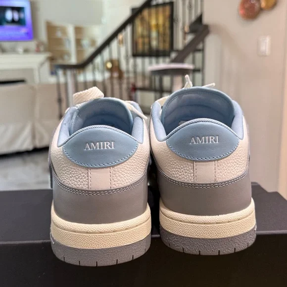 AMIRI Light Blue and Gray Sneakers - Picture 5 of 7